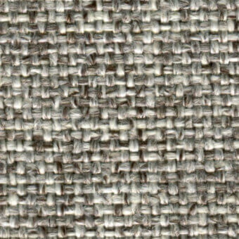 Gray woven fabric texture with heathered effect, basketweave pattern, brown flecks, matte finish, and printed text “bross > fabric (b) sole > col. 400”.